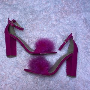 Pink heels